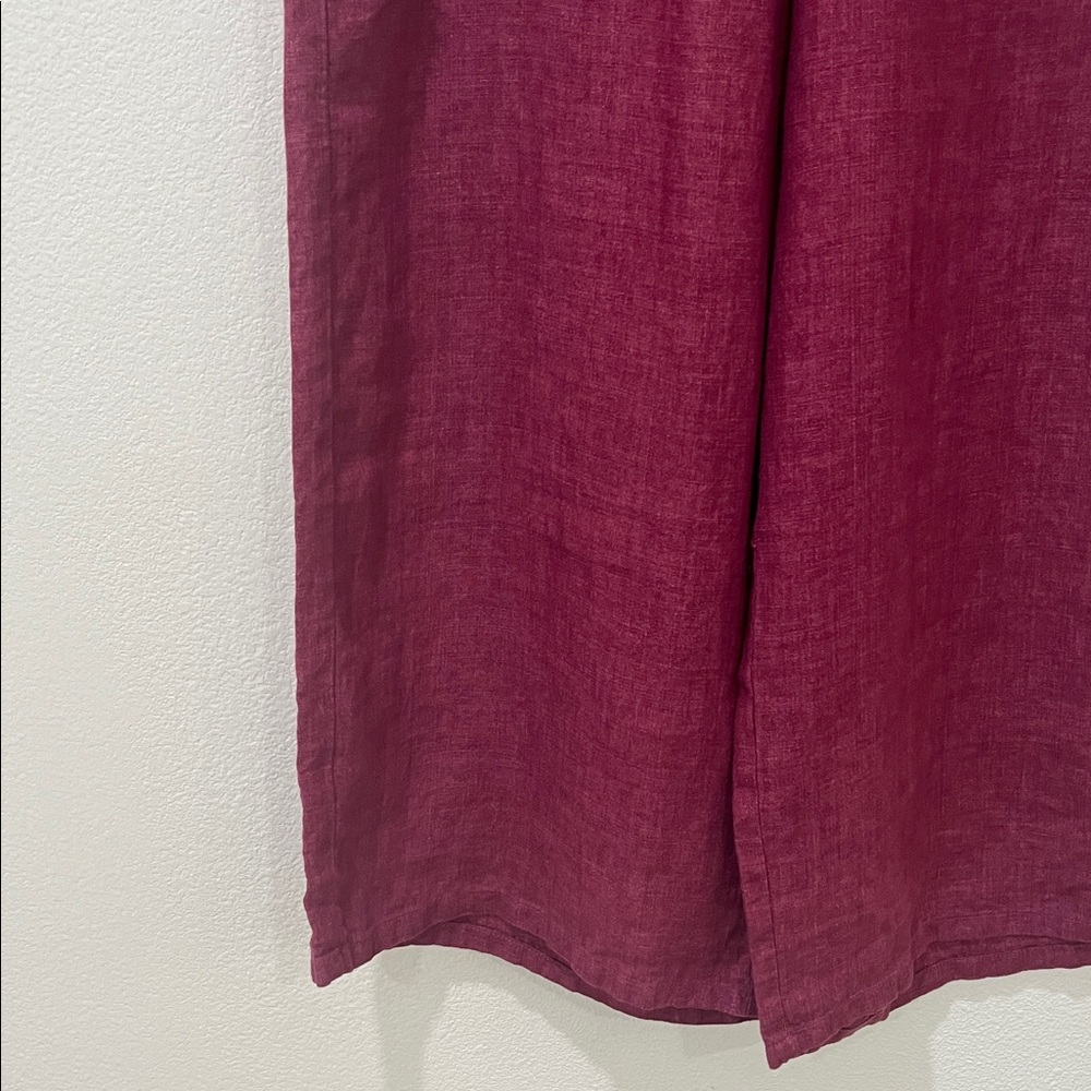Eileen Fisher Delave Wide-Leg Linen Pant - Picture 4 of 10